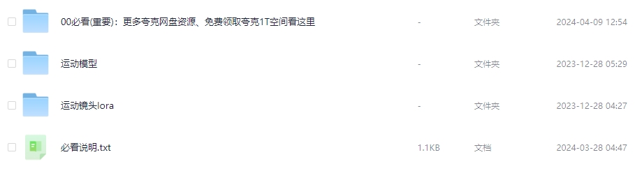 Animatediff动画模型