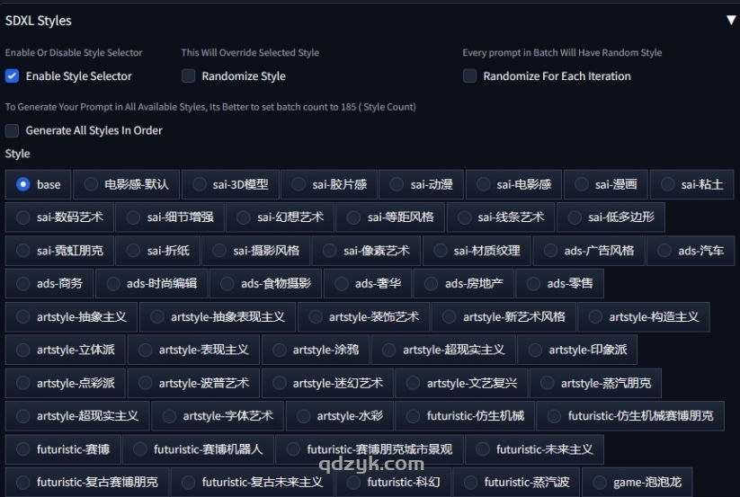 SDXL1.0-180种汉化风格插件