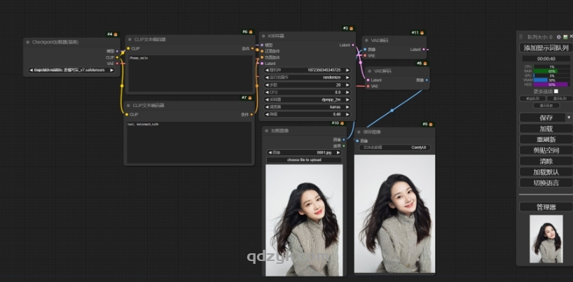 基础图生图工作流