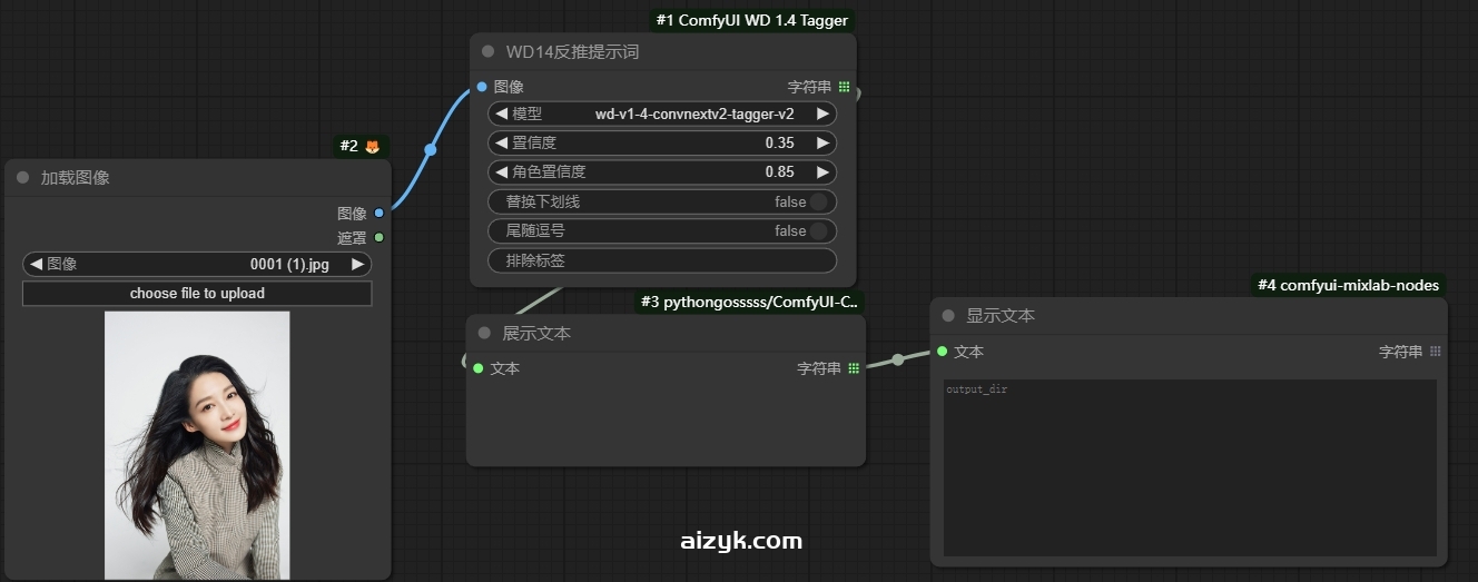 【ComfyUI节点】ComfyUI-WD14-图片反推标签器
