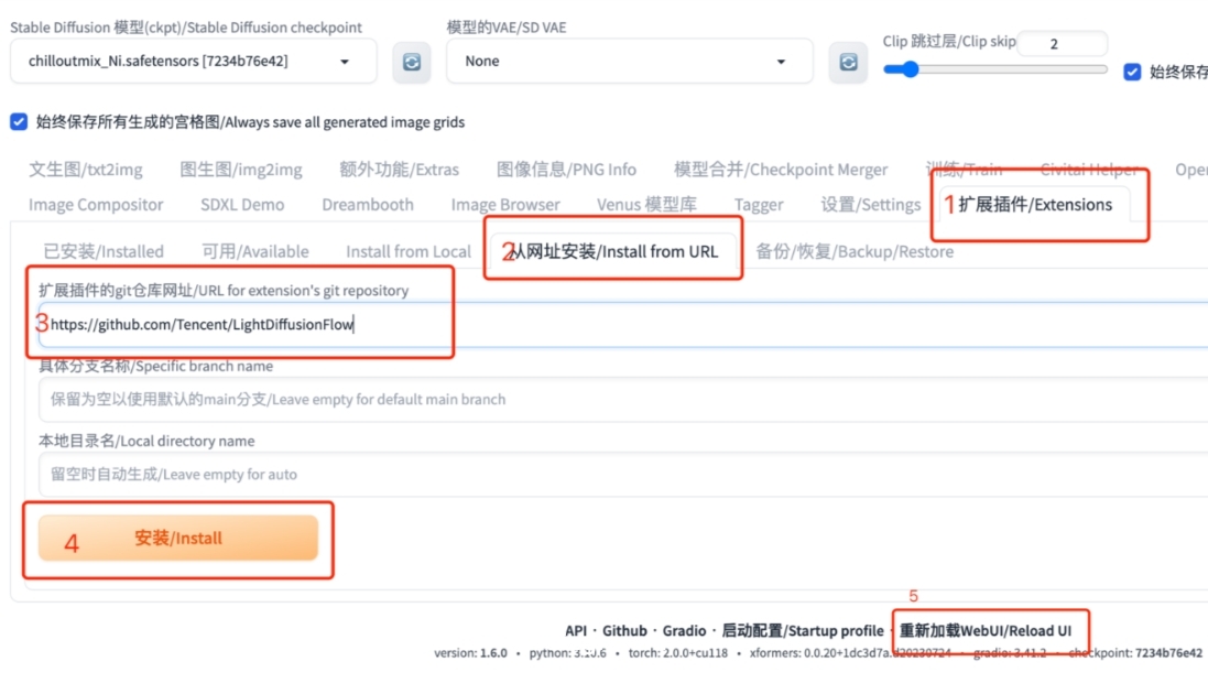 【webui插件】SD工作流插件/LightDiffusionFlow