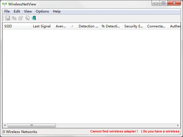 WirelessNetView无线网络监控工具