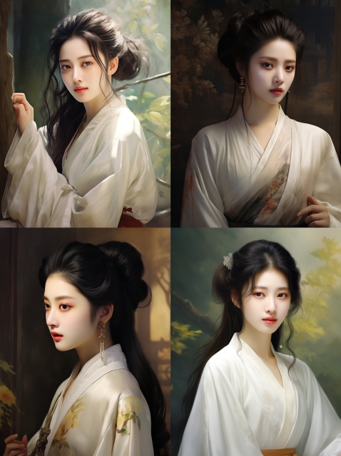 【Midjourney国风/古风美女咒语6套】Midjourney咒语包|Midjourney保姆级教程（八）