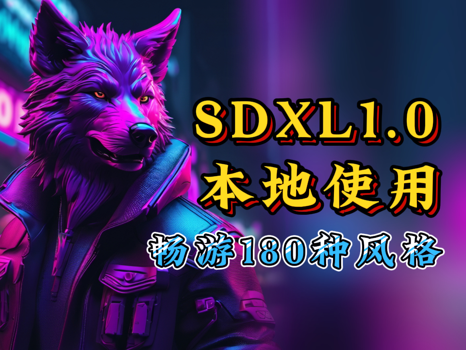 【SD-WebUI基础教程11】SDXL1.0本地部署教程，畅游180种不同风格