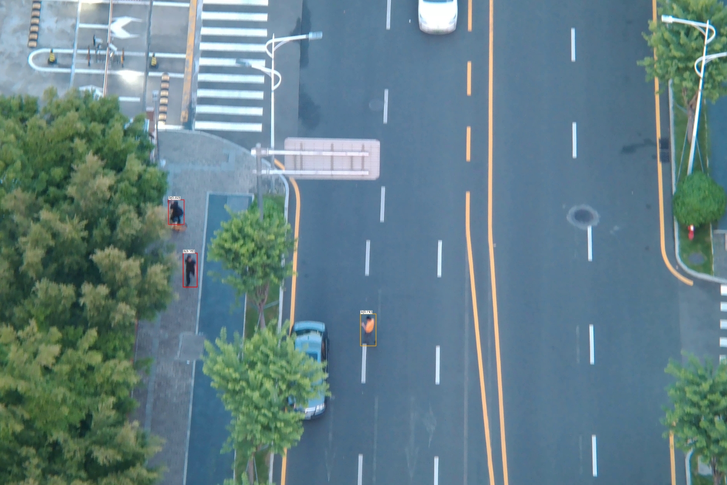 高速路行人/非机动车检测