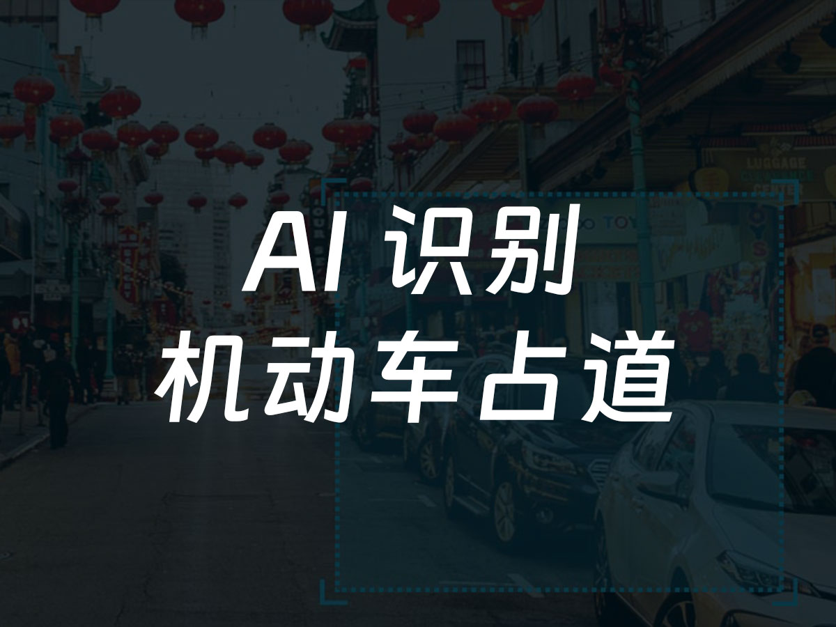 机动车占道识别