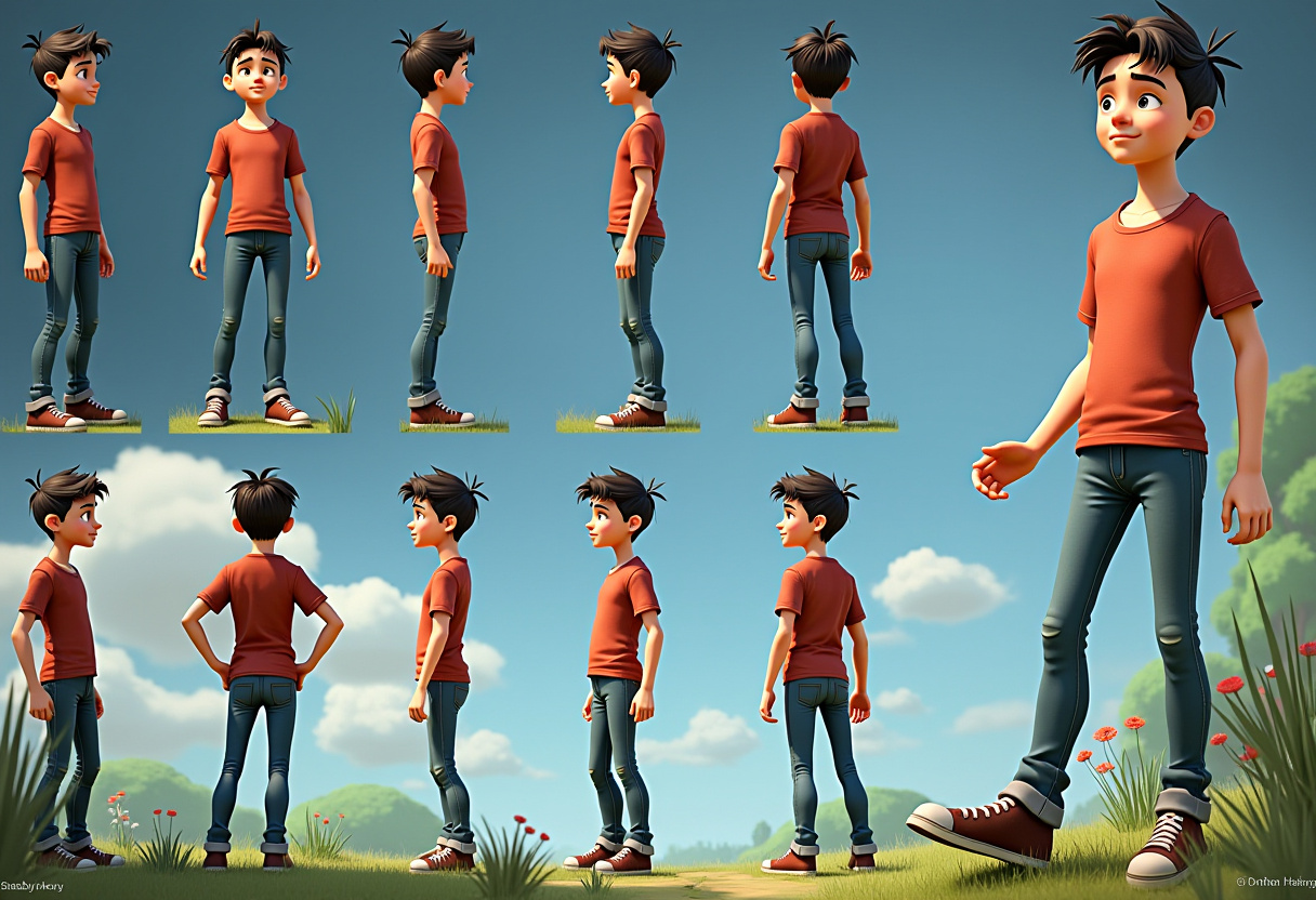 Flux 角色一致表-ComfyUI工作流