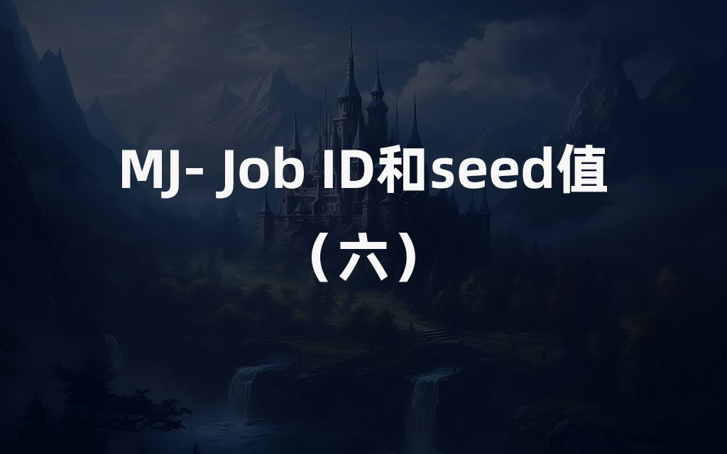 【Midjourney查找图片的Job ID和seed值】Midjourney保姆级教程（六）