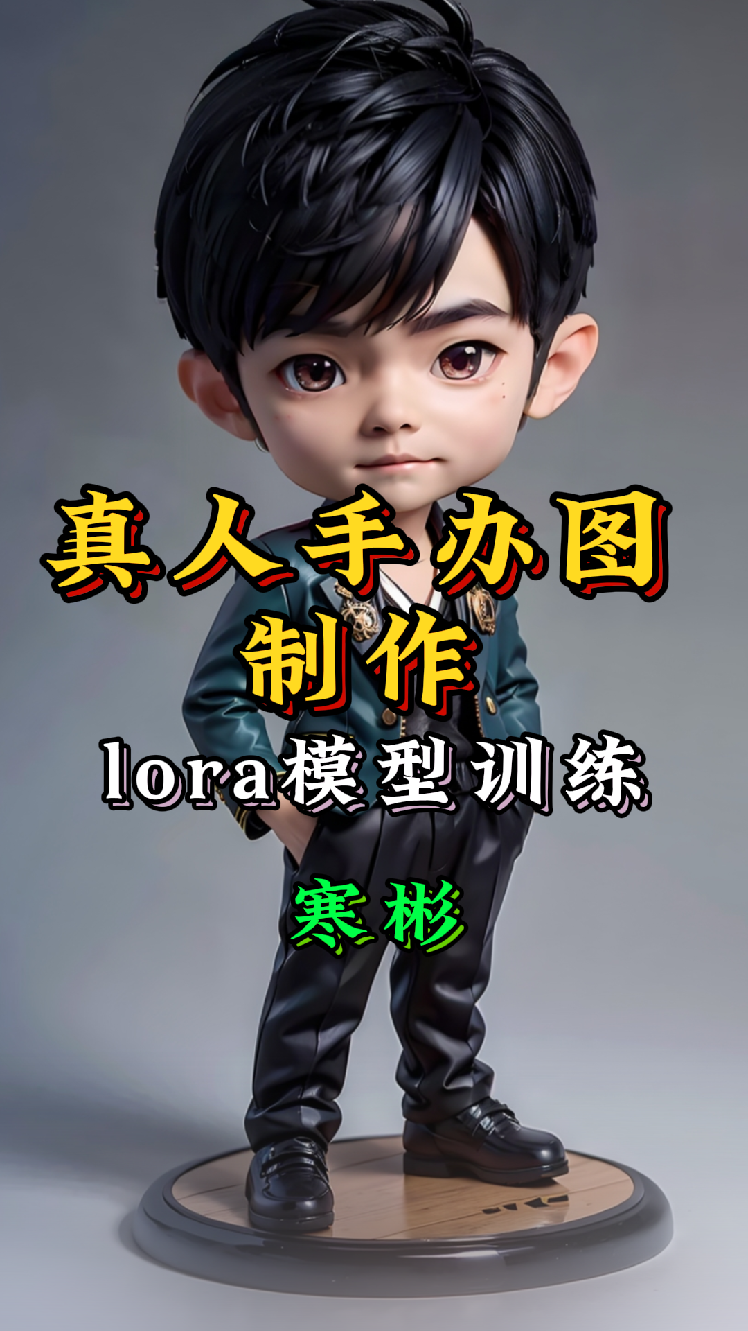 真人手办图制作+lora模型训练